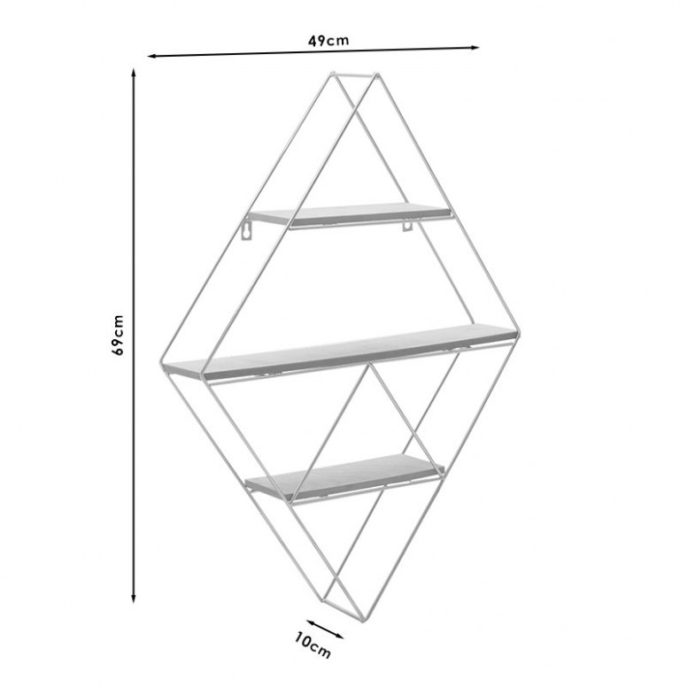 Raft Suspendat Olen 49x10x69 cm