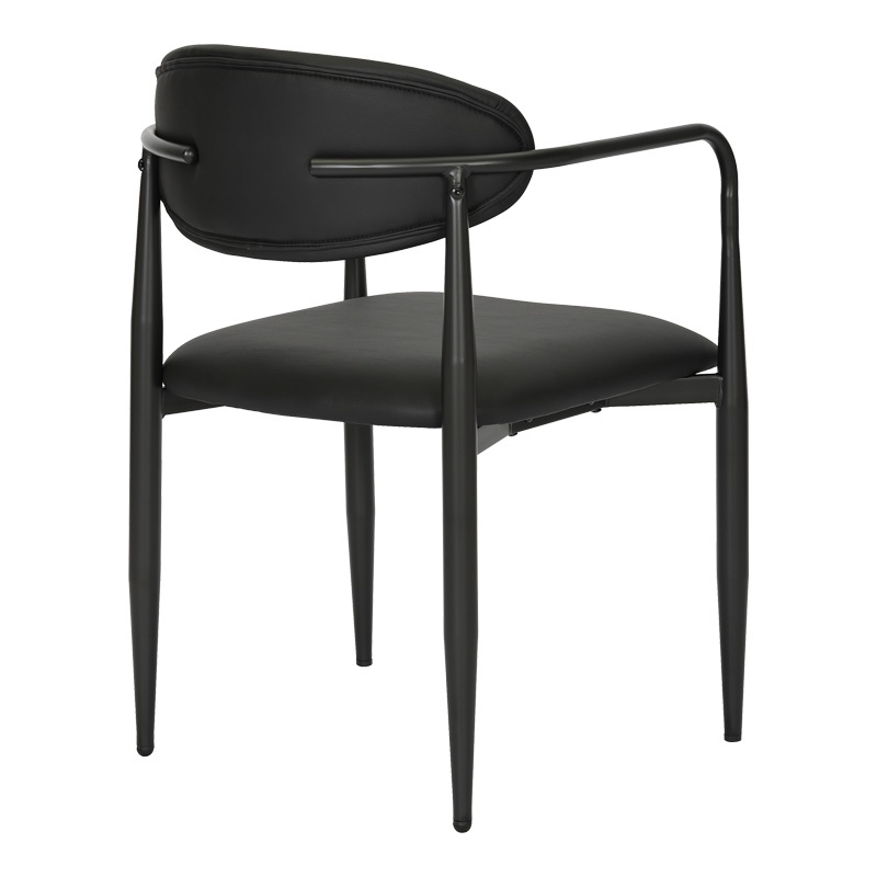 Scaun cu brate Kalone Negru 56x55x78 cm - 2 | YEO