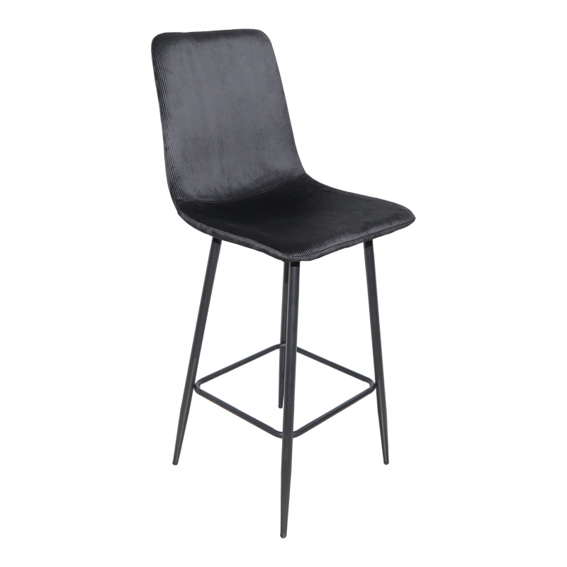 Scaun de bar Grato Negru 43.5x55x114 cm