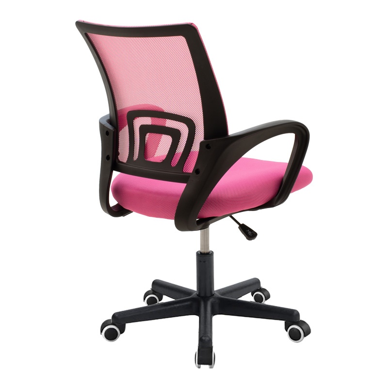 Scaun de birou Berto 2, Pako World, Roz-Negru, 60x48x85-95 cm - 1 | YEO