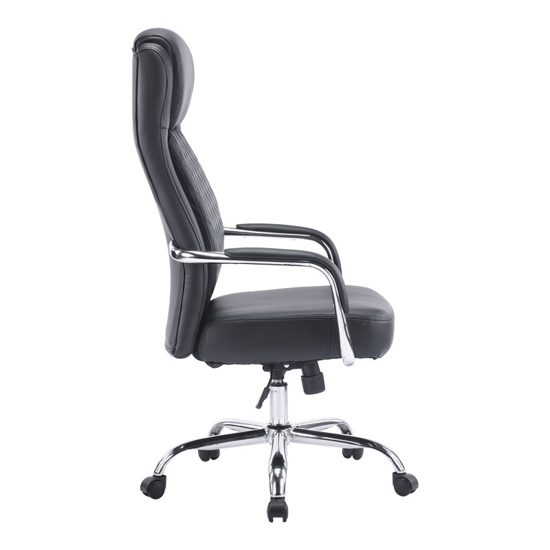 Scaun de birou directorial Venza Negru 70x65x117-124 cm - 2 | YEO