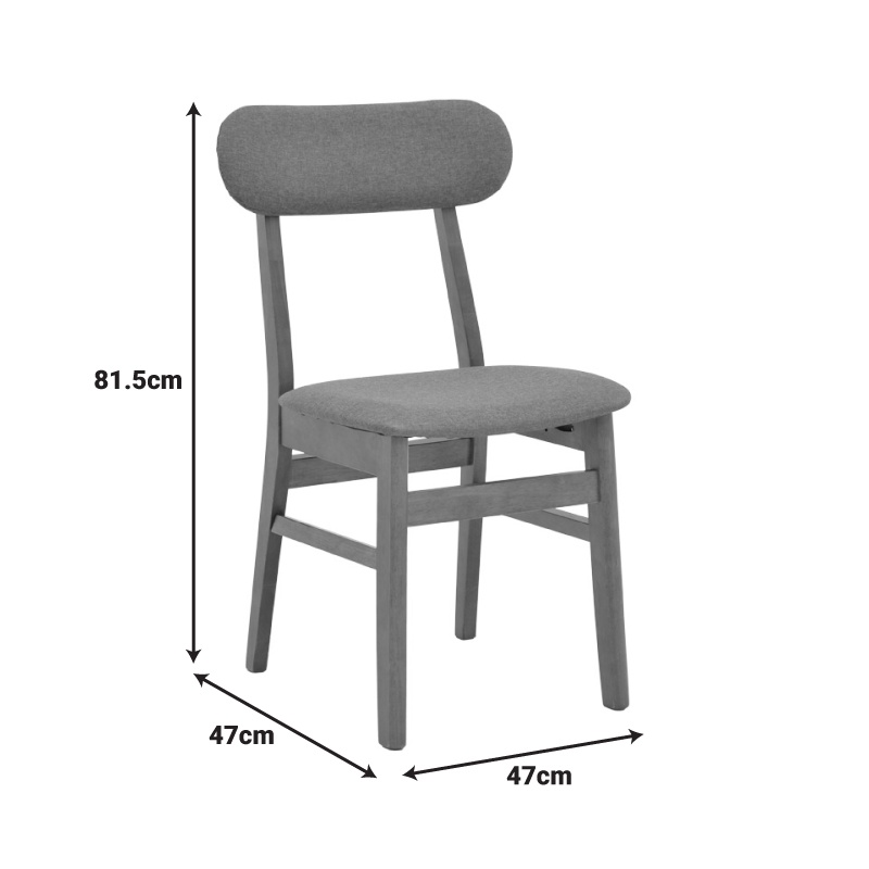 Scaun Gaborn Albastru 47x47x81.5 cm
