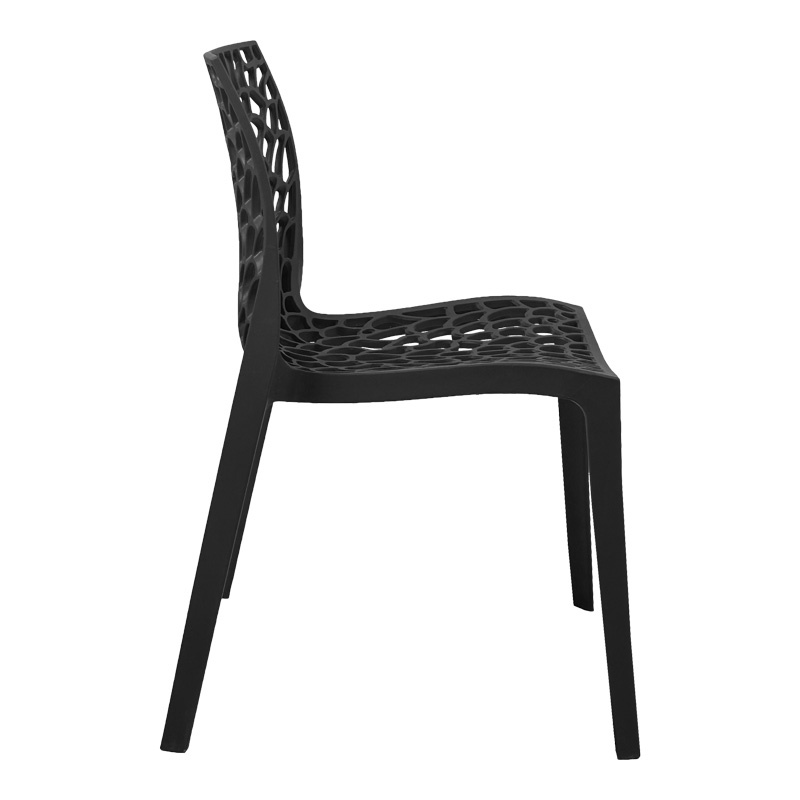 Scaun Hush, Pako World, PP, Negru, 50x57x81 cm - 2 | YEO