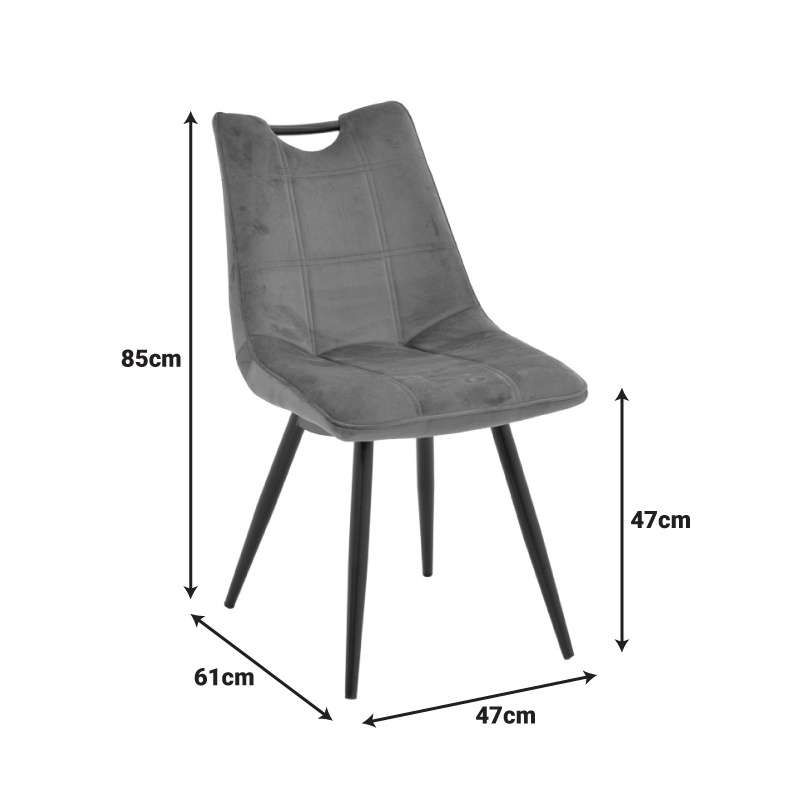 Scaun Nely Maro 47x61x85 cm