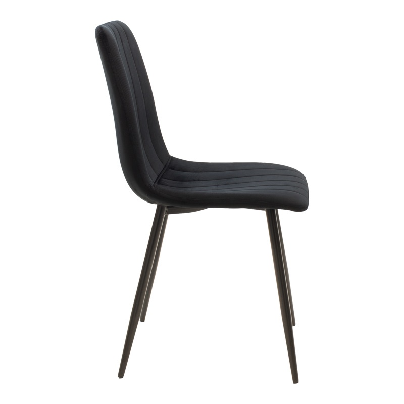 Scaun Noor, Pako World, Catifea, Negru, 44x53x86 cm - 2 | YEO