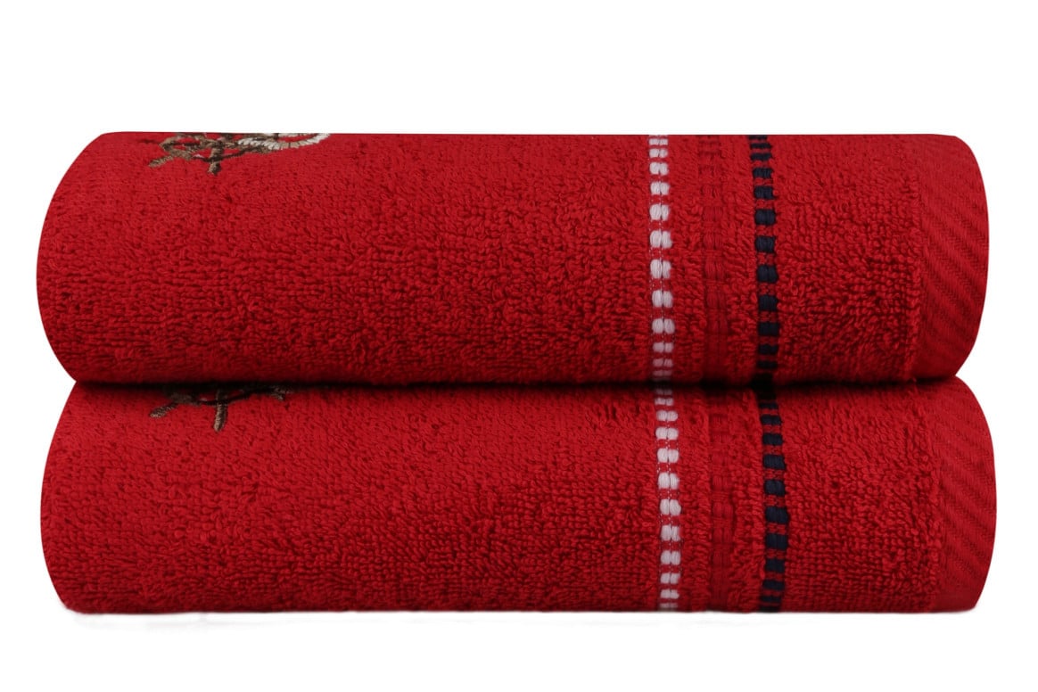 Set 2 Prosoape de Bucatarie Marina Red 50x70 cm (Bumbac 100%) - 1 | YEO