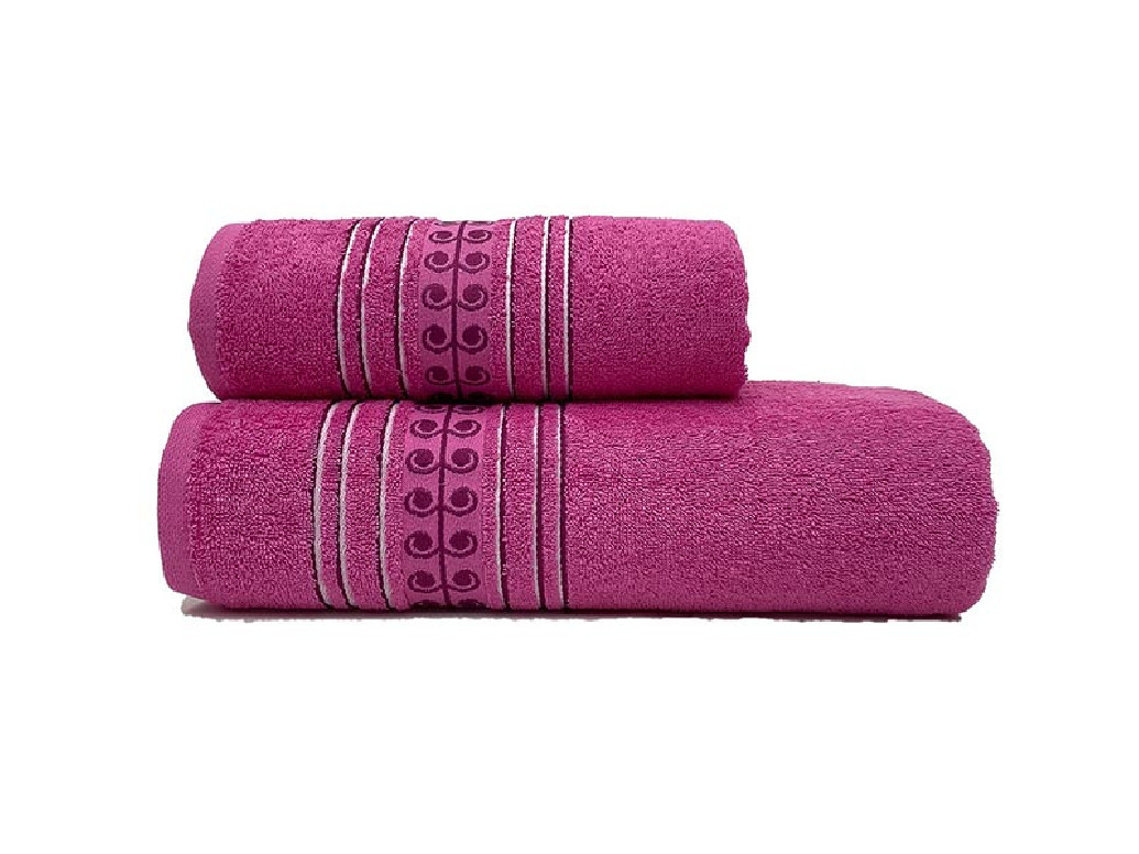 Set 2 Prosoape Dorice Pink 50x100 si 70x140 cm (Bumbac 100%)