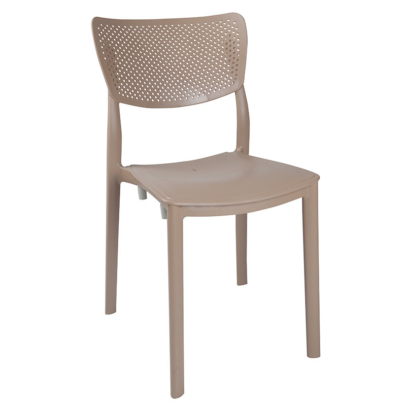 Set de gradina masa si scaune Groovy, Ignite set 5 piese plastic cappuccino 80x80x74.5cm - 2 | YEO