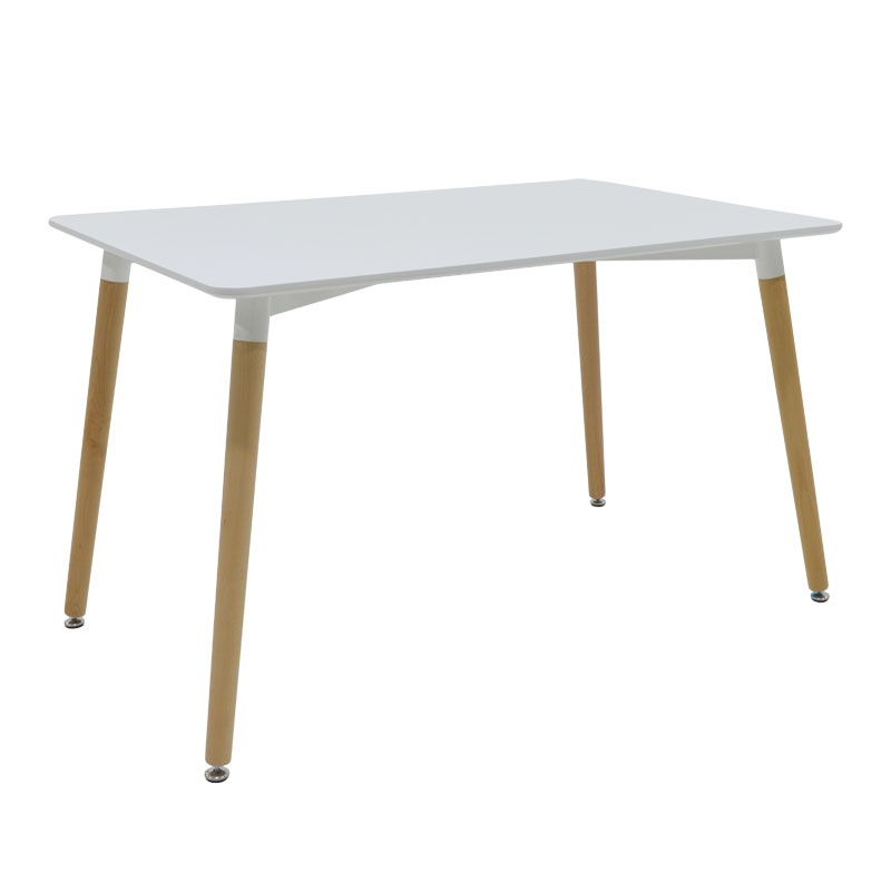 Set dining Natali-Gaston, Pako World, MDF, 5 piese, Gri-Alb-Natural, 120x80x76 cm - 3 | YEO