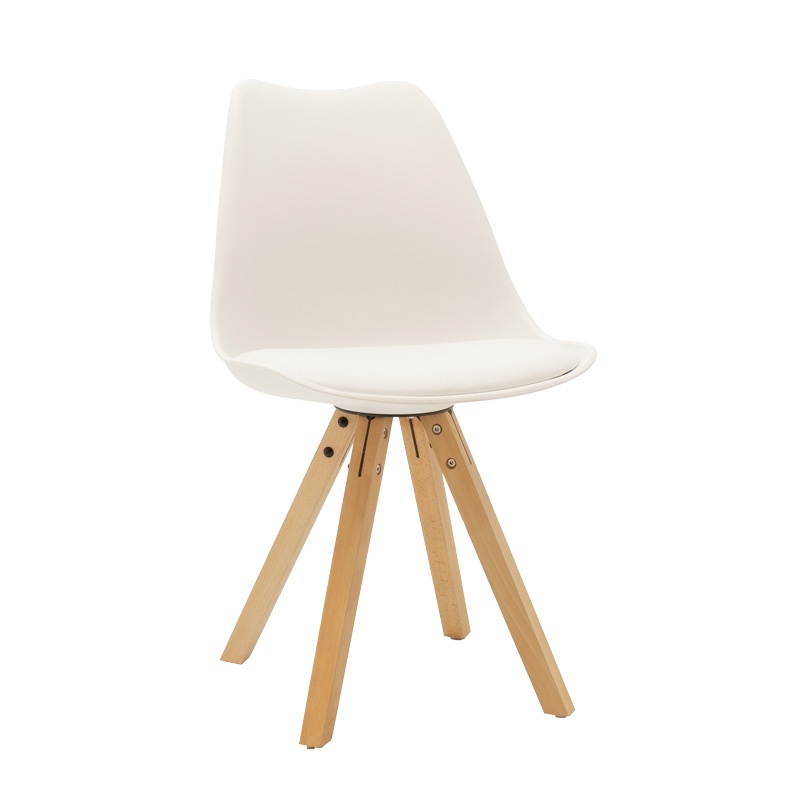 Set dining Quana-Caron, Pako World, 5 piese, MDF, Alb, 120x70x75 cm - 1 | YEO