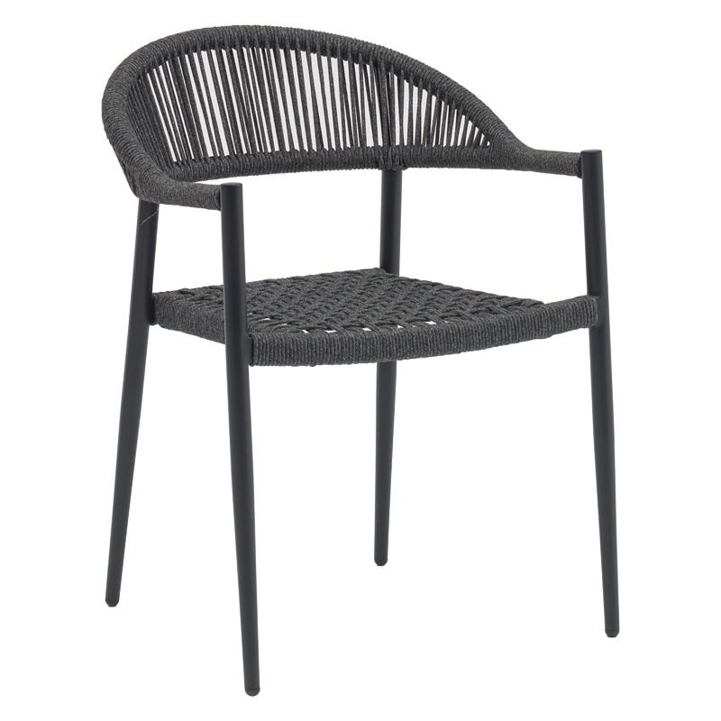Set masa si scaune 5 buc de gradina Freiburg-Kliton Pako World Antracit 150x80x74 cm - 1 | YEO