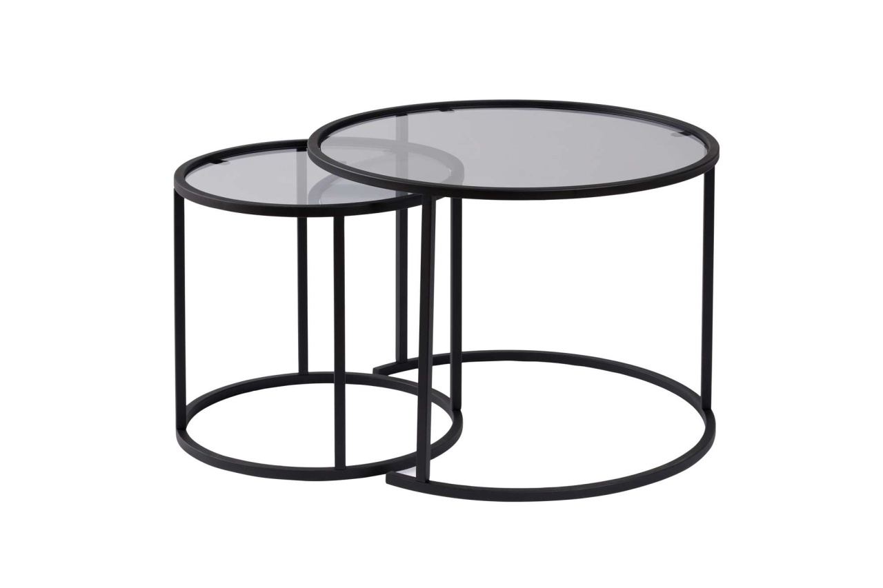 Set masute de cafea Aurum Negru - 5 | YEO