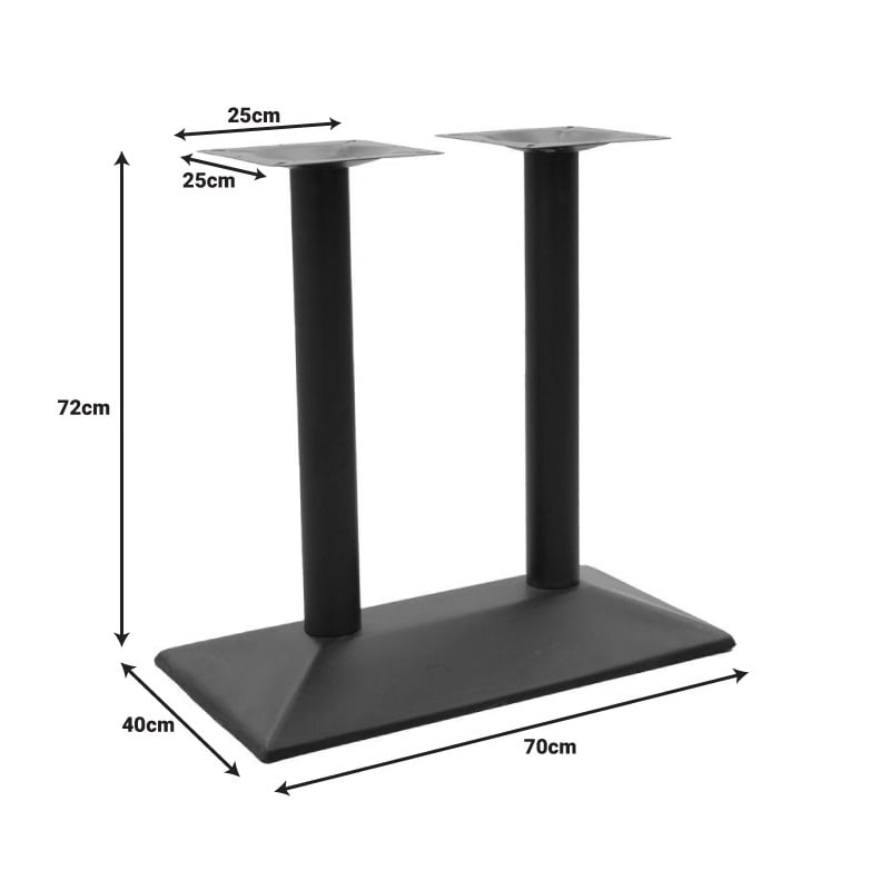 Suport blat masa Tabolosa Pako World Negru 70x40x72 cm