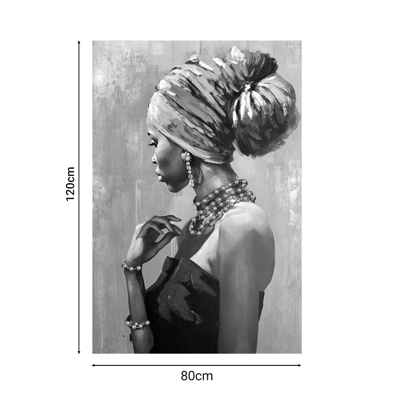 Tablou canvas African Pako World Maro 80x3x120 cm