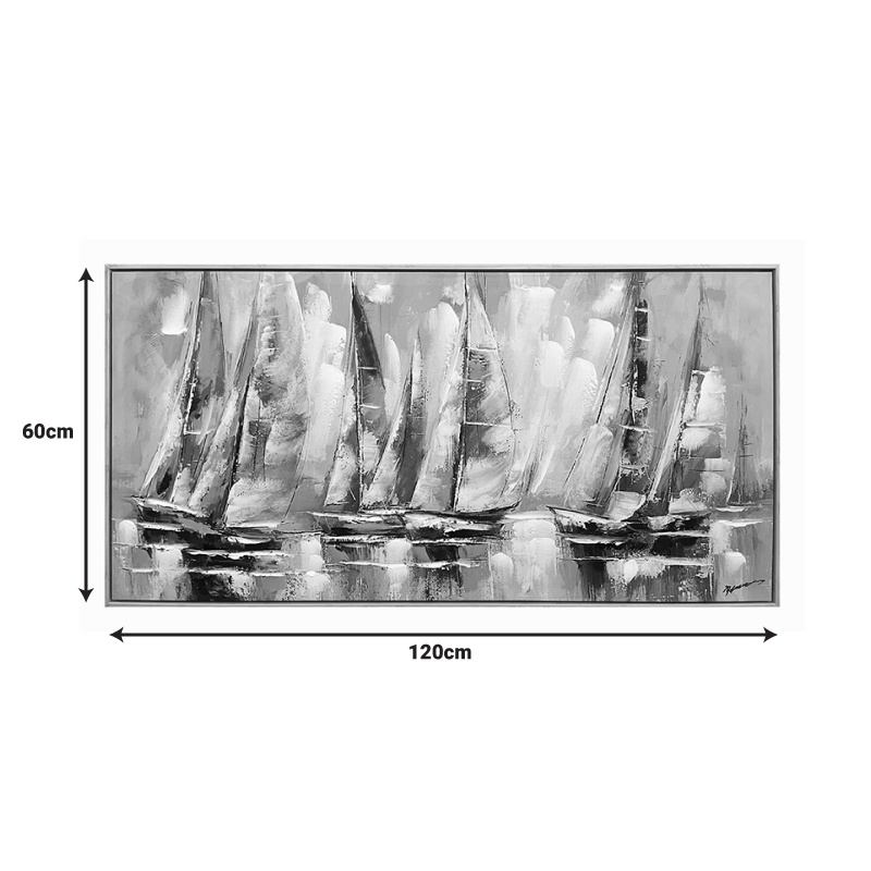 Tablou canvas Yelkan E,Pako World, cu rama, 120x3.5x60 cm