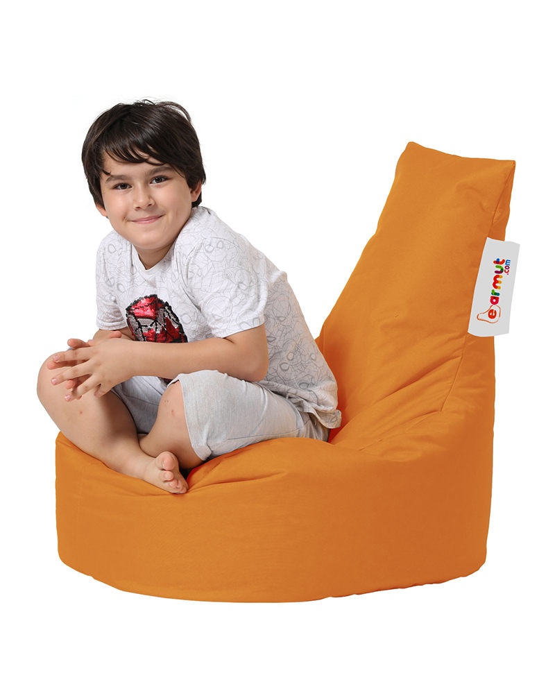 Taburet puf beanbag de gradina Baton Portocaliu - 3 | YEO