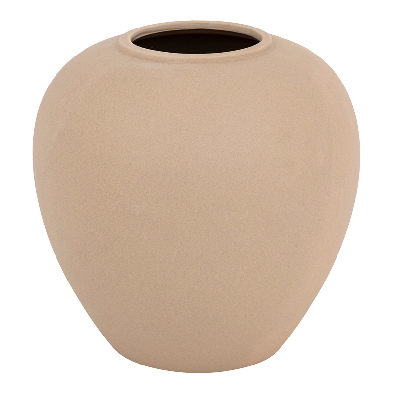 Vaza ceramica Vegen, Pako World, Bej, 22x22x24 cm