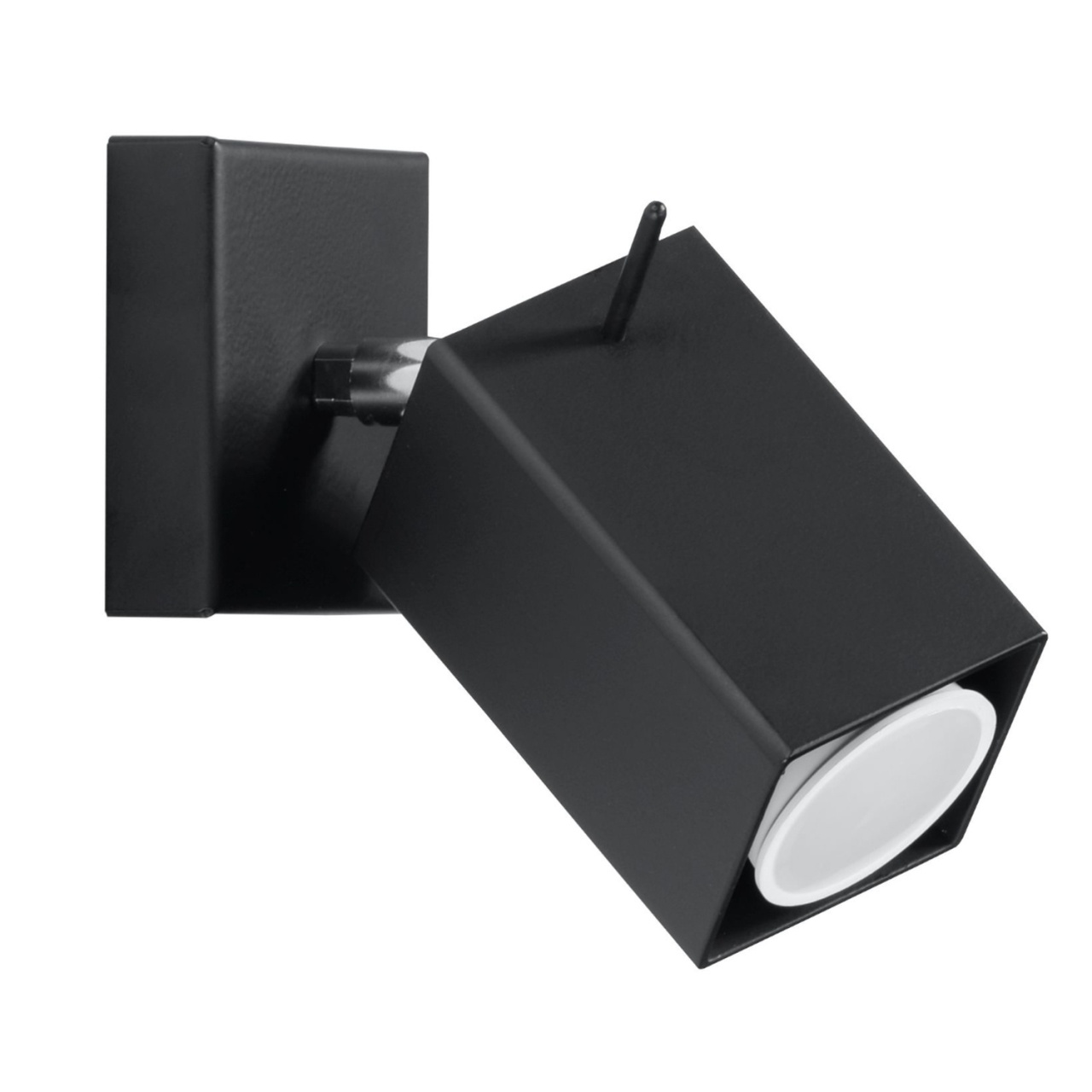Aplica perete Merida Negru 8x16x8 cm