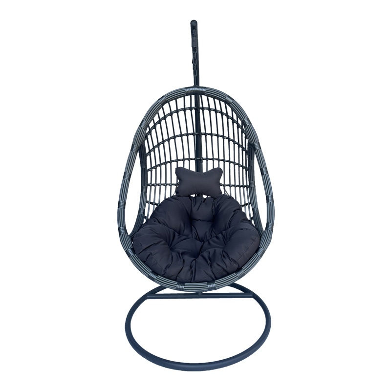 Balansoar Cungo, Pako World, Ratan, Gri, 125x105x195 cm
