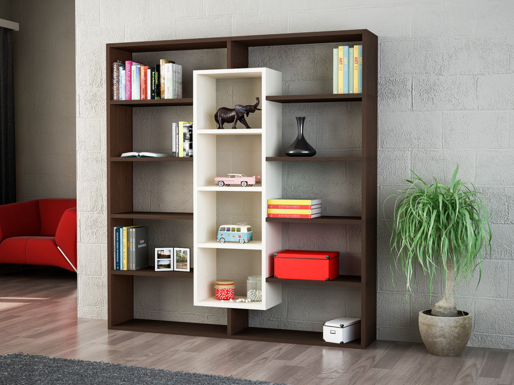 Biblioteca Ample - Wenge, Birch