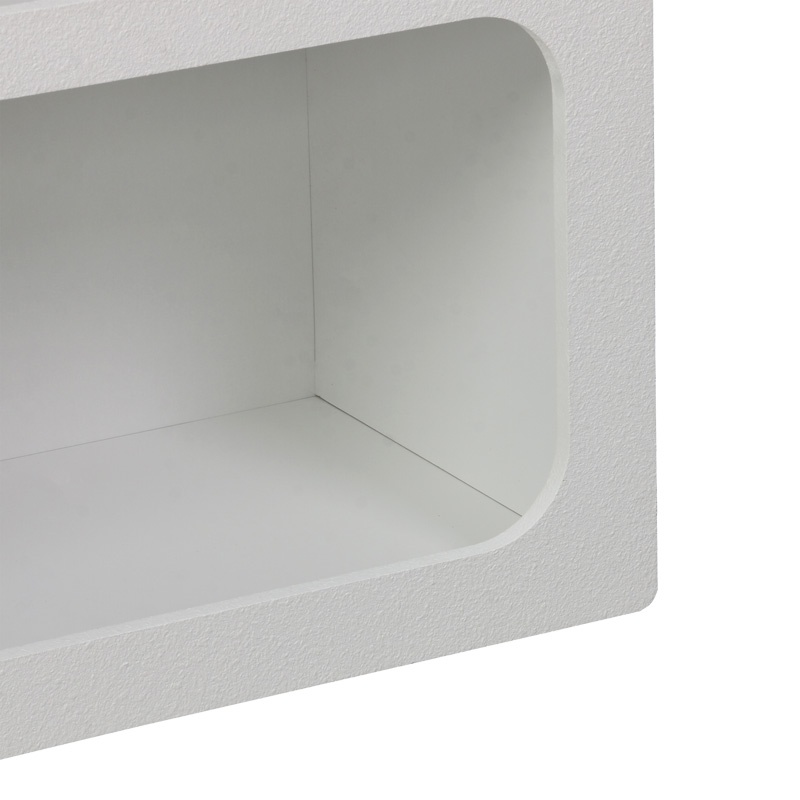 Biblioteca Emersi Alb 70x35x100 cm