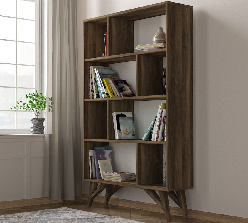 Biblioteca Flamingo - Walnut - 2 | YEO