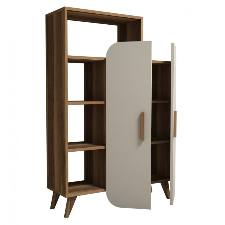 Biblioteca Form Walnut-Cream - 3 | YEO