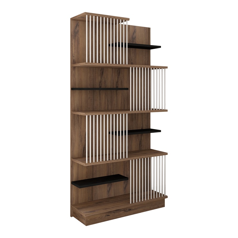 Biblioteca, Gassim, Pako, Sonoma 80x24.6x160 cm - 2