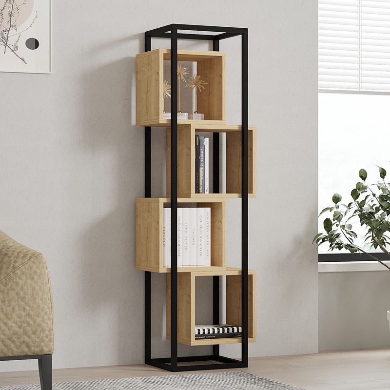 Biblioteca Gridur, Pako World, Stejar, 44x29x140 cm - 1 | YEO