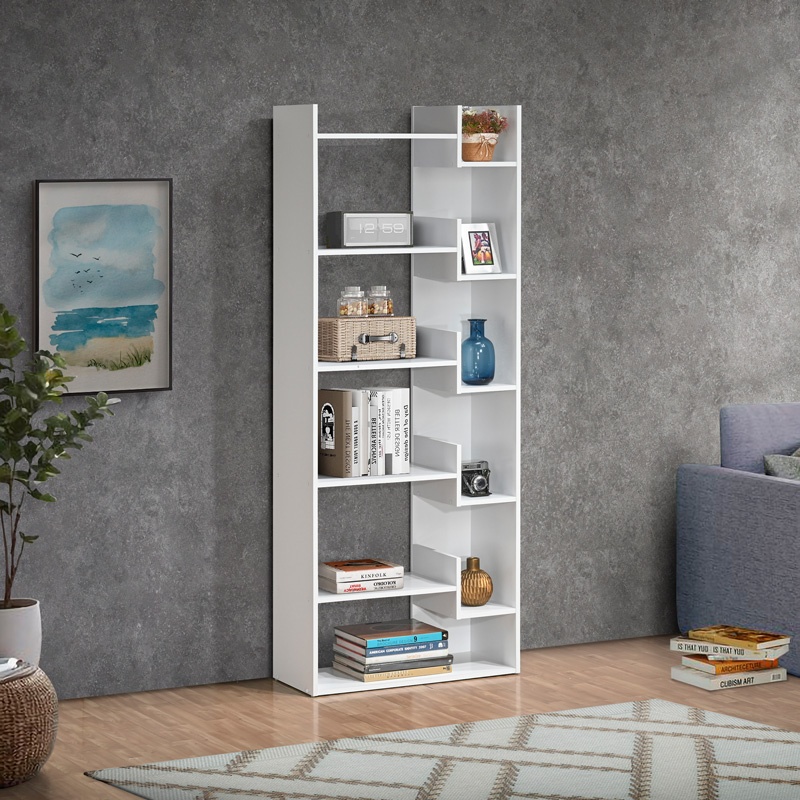 Biblioteca Naya Alb 72x30x182.5 cm - 1 | YEO