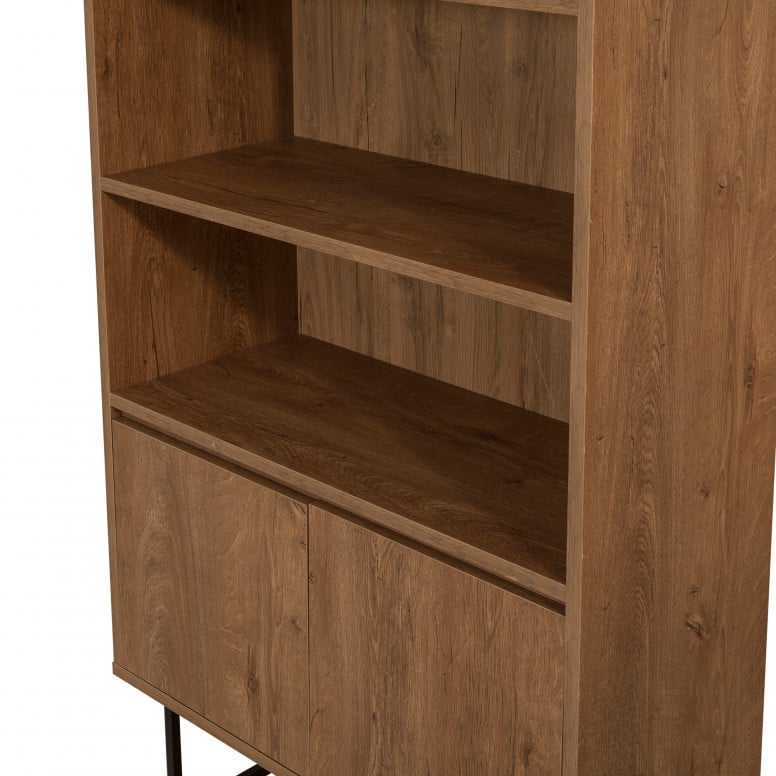 Biblioteca Rea Walnut-Negru - 4 | YEO