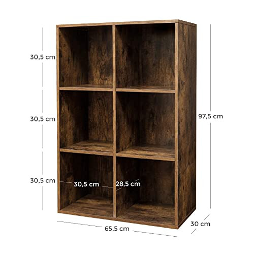 Biblioteca, Vasagle, Antic, 97.5x65.5x30 cm - 4 | YEO