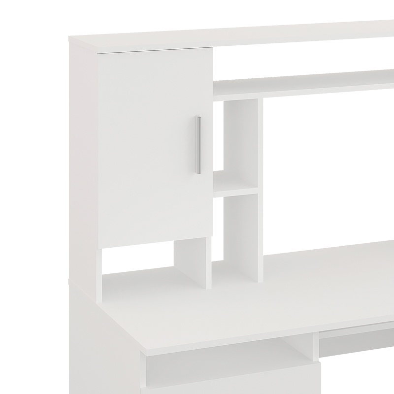 Birou Keldra, Pako World, Alb, 140x59x142 cm - 3 | YEO