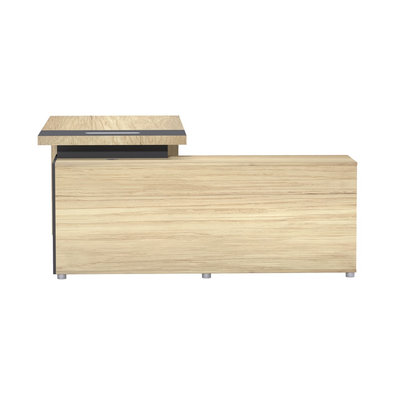 Birou pe colt Lotus Natural 200x160x76 cm