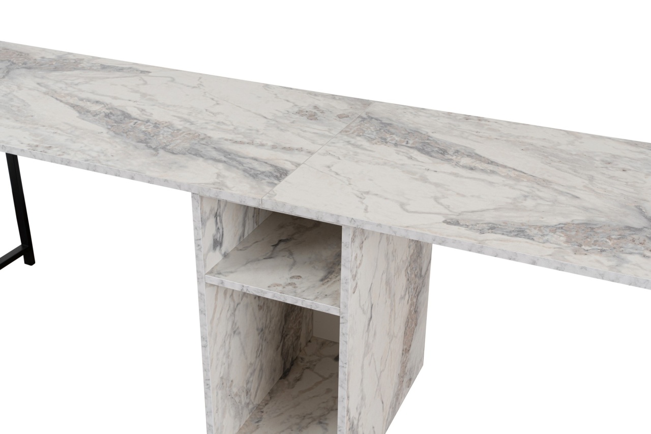Birou Twin Study Desk Galben - 5 | YEO