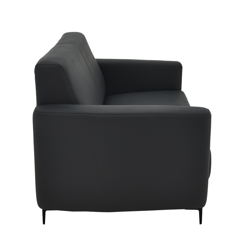 Canapea 2 locuri Sidica I, Pako World, Negru, 135x78x83 cm - 2 | YEO
