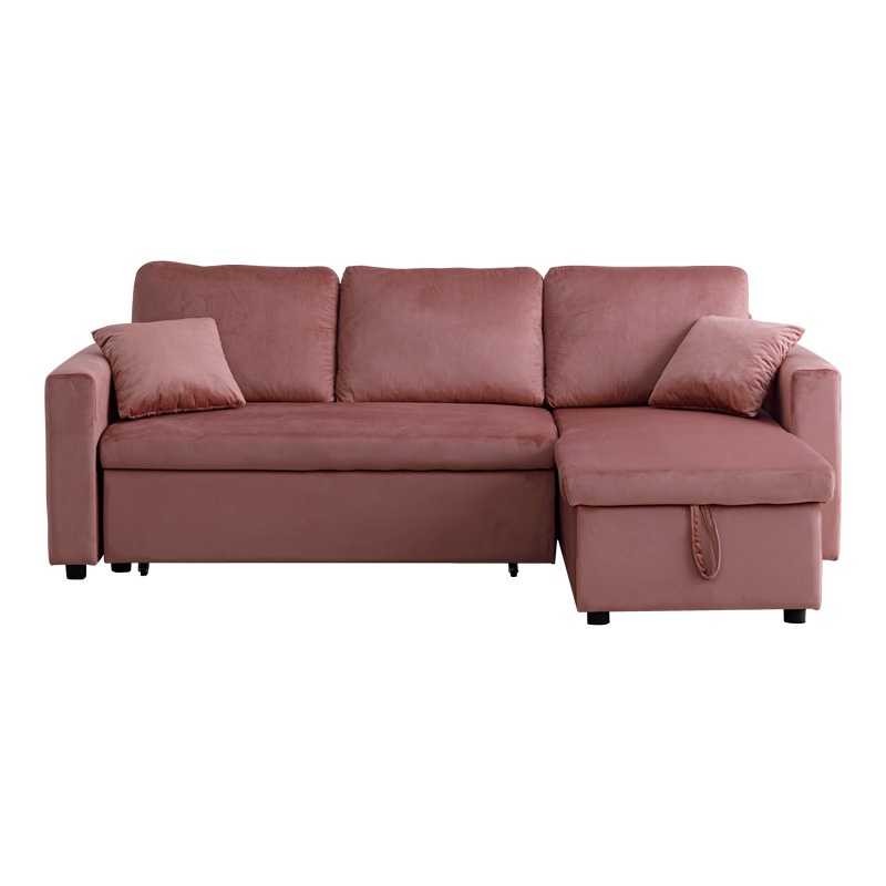 Canapea coltar cu depozitare Kamore Kaki inchis 223x146x85 cm - 5