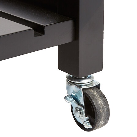 Carucior servire bauturi Trolley-Shelf Claude Negru 58x48x87.5 cm