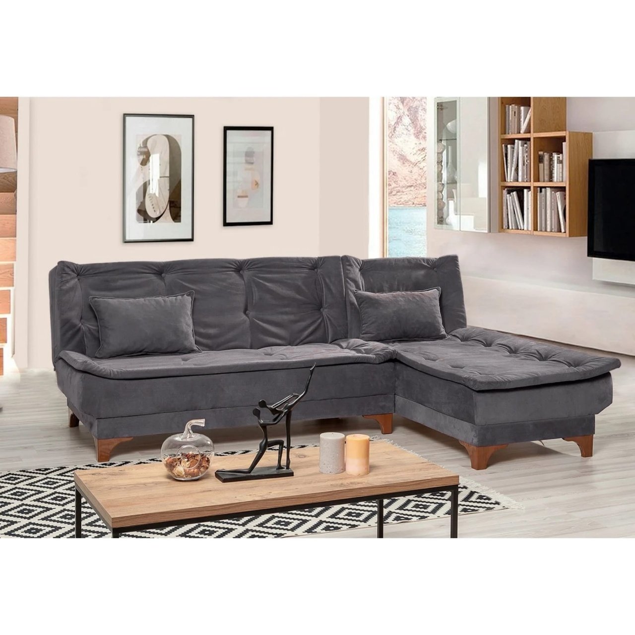 Coltar extensibil Kelebek Antracit - 3 | YEO