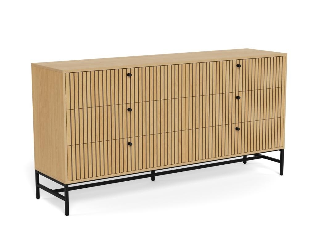 Comoda Albany, Natural, 80.4x157.9x40 cm - Imagine 3