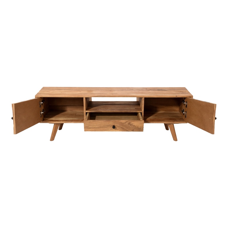 Comoda TV, Firpo, Pako, Natural 130x35x45 cm - 5