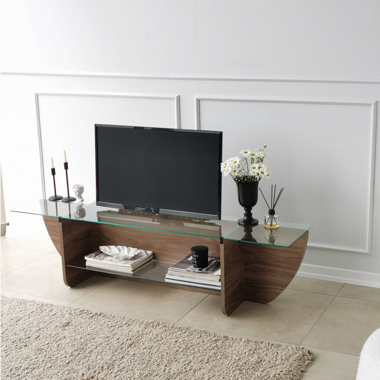 Comoda TV Lily - Walnut - 3 | YEO