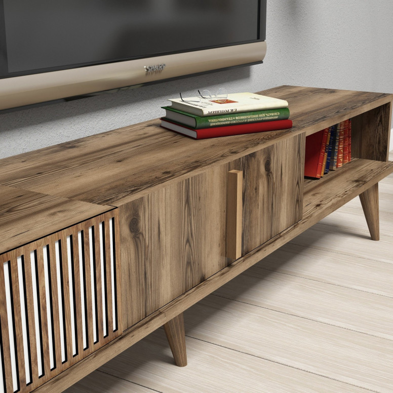 Comoda TV Milan - Walnut - 4 | YEO