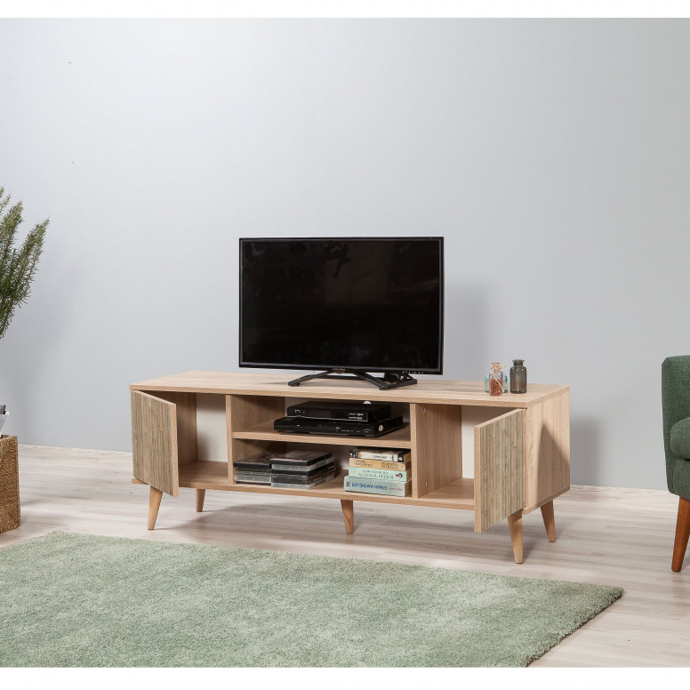 Comoda TV Truva-728 Sonoma Oak - 4 | YEO