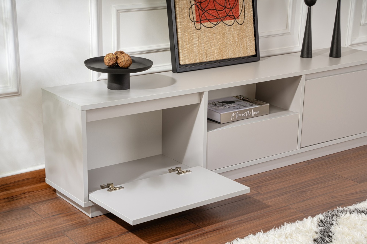 Comoda TV Vanguard Gri - 4 | YEO