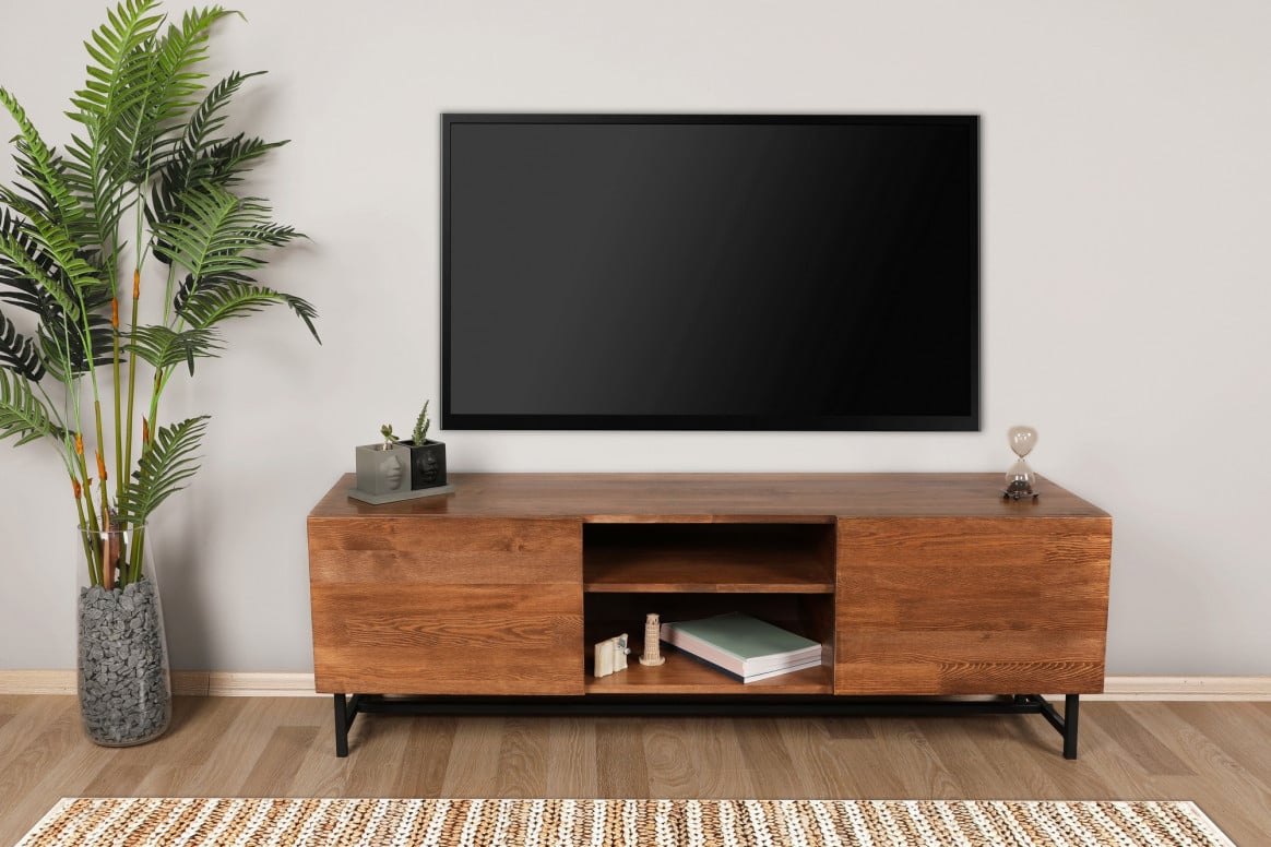 Comoda TV Wood Walnut - 4 | YEO