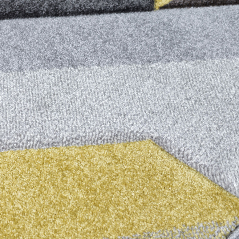 Covor Aurora Gri/Galben Ochre 160X230 cm, Flair Rugs - 3 | YEO