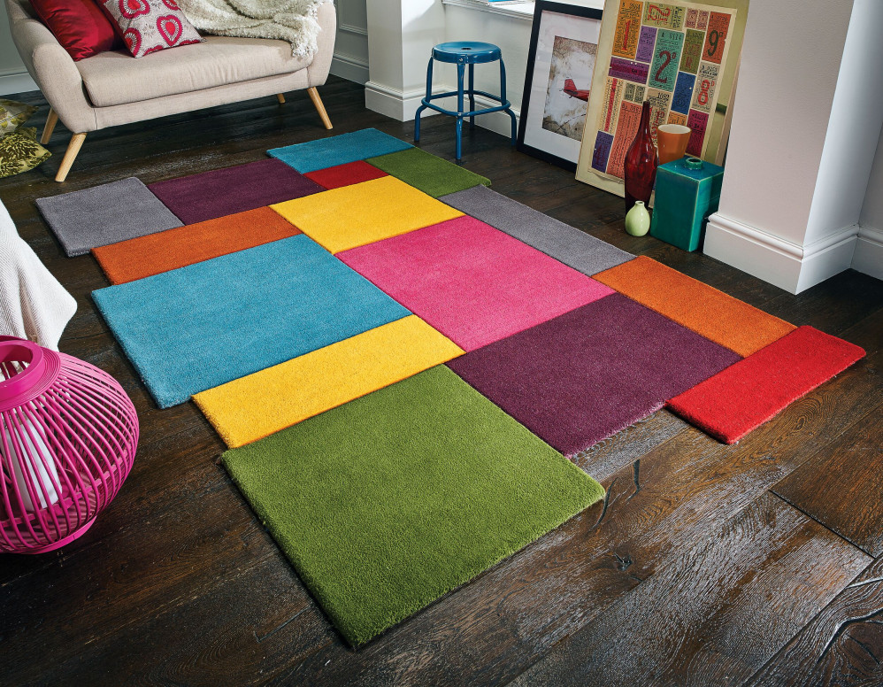 Covor Collage Multicolor 200x290 cm, Flair Rugs