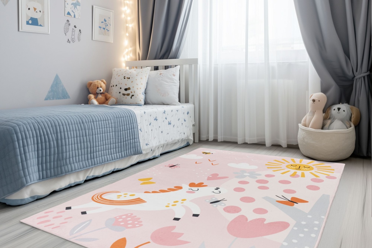 Covor copii Magic Kids ML Roz 115x160 cm - 3 | YEO