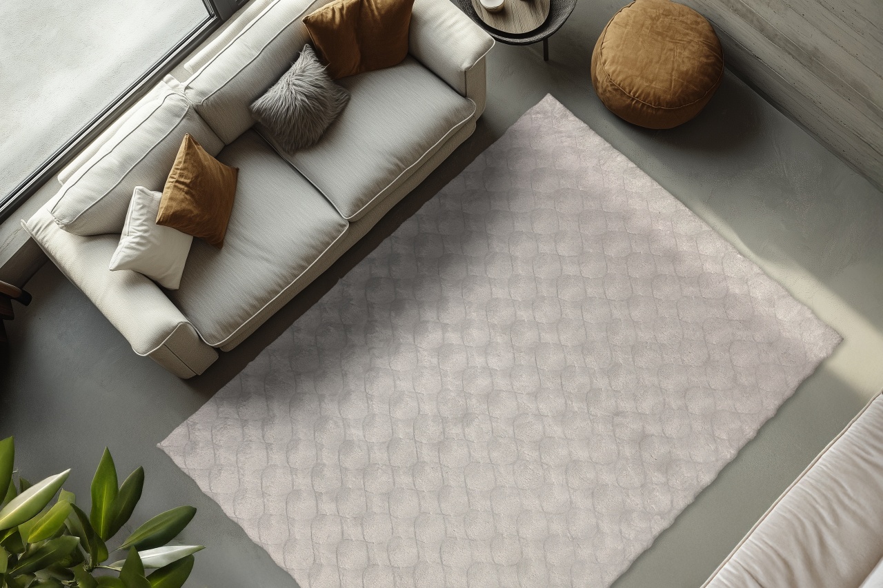Covor Diamond Cut Gri 200x290 cm - 3 | YEO